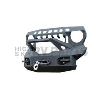 Iron Cross Bumper 1-Piece Stubby Base Steel Black - GP1400