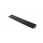 Warrior Products Bumper Filler Panel Powder Coated Black Steel - S91610