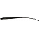 Help! By Dorman WindShield Wiper Arm 33-1/2 Inch Black Single - 42650