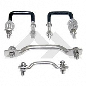 Crown Automotive Windshield Tie Down - Stainless Steel Silver - RT34019