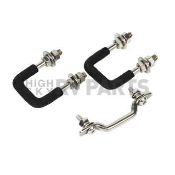 Kentrol Windshield Tie Down - Stainless Steel Silver - 30411-1