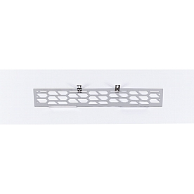 Putco Bumper Grille Insert Hex Pattern Polished Silver Stainless Steel - 82163