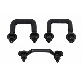 Kentrol Windshield Tie Down - Stainless Steel Black - 50411