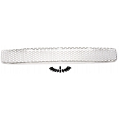 Street Scene Bumper Grille Insert Mesh Satin Silver Aluminum - 95077327