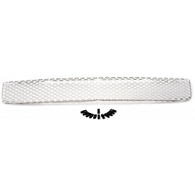 Street Scene Bumper Grille Insert Mesh Satin Silver Aluminum - 95077327