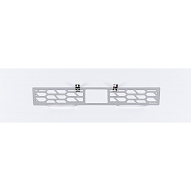 Putco Bumper Grille Insert Hex Pattern Polished Silver Stainless Steel - 82164