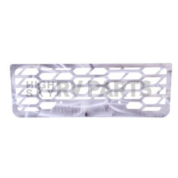 Putco Bumper Grille Insert Hex Pattern Polished Silver Stainless Steel - 82166