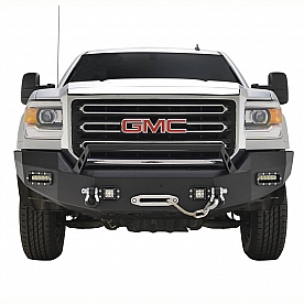 Paramount Automotive Bumper Direct-Fit 1-Piece Design Black - 570504