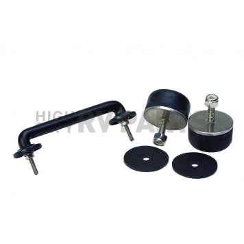 Kentrol Windshield Tie Down - Stainless Steel Black - 50503-3