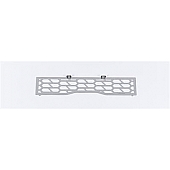 Putco Bumper Grille Insert  Polished Silver Stainless Steel - 82169