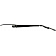 Help! By Dorman WindShield Wiper Arm 18.38 Inch Black Single - 42585