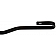 Help! By Dorman WindShield Wiper Arm 22-1/2 Inch Black Single - 42633