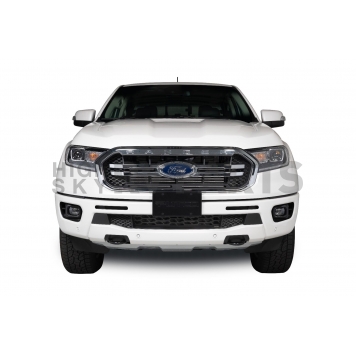 Putco Bumper Grille Insert Hex Pattern Powder Coated Black Stainless Steel - 83163-2