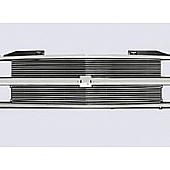Street Scene Bumper Grille Insert  Polished Silver Aluminum - 95080927