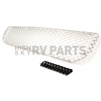 Street Scene Bumper Grille Insert Mesh Satin Silver Aluminum - 95077382