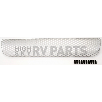 Street Scene Bumper Grille Insert Mesh Satin Silver Aluminum - 95077382-1