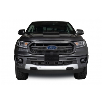 Putco Bumper Grille Insert Hex Pattern Powder Coated Black Stainless Steel - 83164-2