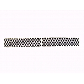 Street Scene Bumper Grille Insert Mesh Brushed Silver Aluminum - 95077502