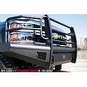 Fab Fours Bumper Black Steel Elite 1-Piece Design - CH14Q30601