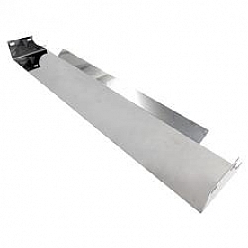 Crown Automotive Bumper Filler Panel Polished Silver Stainless Steel - RT34043
