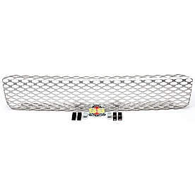 Street Scene Bumper Grille Insert Mesh Satin Silver Aluminum - 95077752