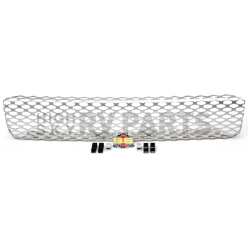 Street Scene Bumper Grille Insert Mesh Satin Silver Aluminum - 95077752