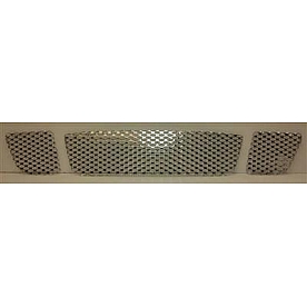 Street Scene Bumper Grille Insert Mesh Chrome Plated Silver Steel - 95078194