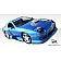 DuraFlex Bumper Cover Plain  B-Sport Fiberglass - 104231