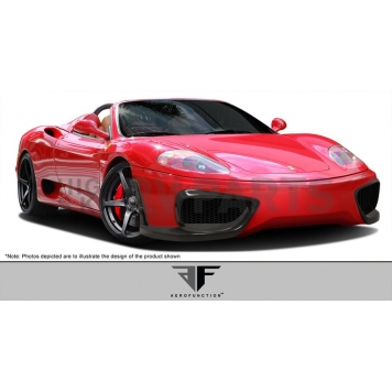 Extreme Dimensions Bumper Cover Plain Aero Function AF-1 Carbon Fiber - 107636-1