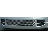 Street Scene Bumper Grille Insert Mesh Brushed Silver Aluminum - 95077753