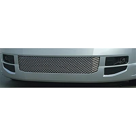 Street Scene Bumper Grille Insert Mesh Brushed Silver Aluminum - 95077753