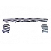 Street Scene Bumper Grille Insert Mesh Chrome Plated Silver Steel - 95078198