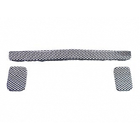Street Scene Bumper Grille Insert Mesh Chrome Plated Silver Steel - 95078198