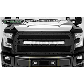 T-Rex Truck Products Bumper Grille Insert Mesh Powder Coated Black Steel - 6325731BR