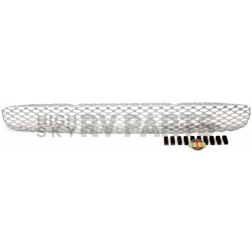 Street Scene Bumper Grille Insert Mesh Satin Silver Aluminum - 95077755