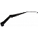 Help! By Dorman WindShield Wiper Arm 28-1/8 Inch Black Single - 42613