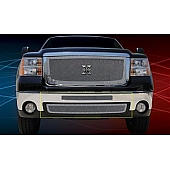 T-Rex Truck Products Bumper Grille Insert Mesh Polished Silver Stainless Steel - 6722060