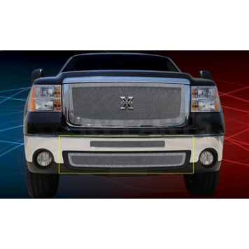 T-Rex Truck Products Bumper Grille Insert Mesh Polished Silver Stainless Steel - 6722060