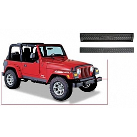 Bushwacker Bumper Filler Panel Textured Diamond Black Thermoplastic Polyolefin - 14003