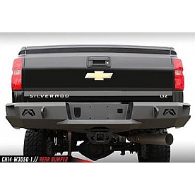 Fab Fours Bumper Premium 1-Piece Design Steel Black - CH14W30501
