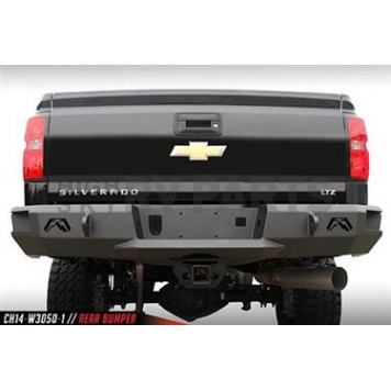 Fab Fours Bumper Premium 1-Piece Design Steel Black - CH14W30501