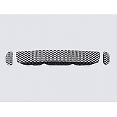 Street Scene Bumper Grille Insert Mesh Chrome Plated Silver Steel - 95078243