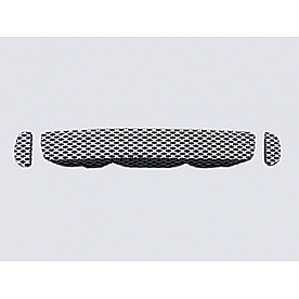 Street Scene Bumper Grille Insert Mesh Chrome Plated Silver Steel - 95078243