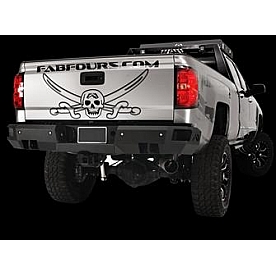 Fab Fours Bumper Premium 1-Piece Design Steel Black - CH14W30511