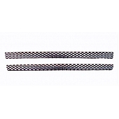 Street Scene Bumper Grille Insert Mesh Black Chrome Black Steel - 95076834