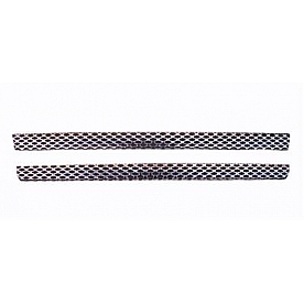 Street Scene Bumper Grille Insert Mesh Black Chrome Black Steel - 95076834