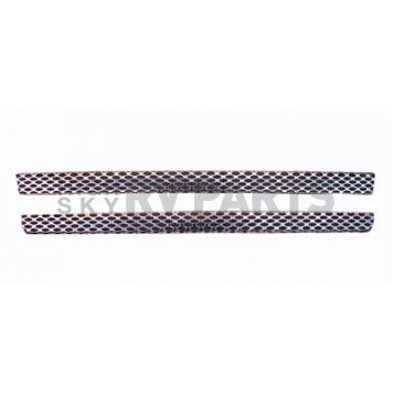 Street Scene Bumper Grille Insert Mesh Black Chrome Black Steel - 95076834