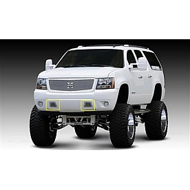 T-Rex Truck Products Bumper Grille Insert Mesh Polished Silver Stainless Steel - 6720510