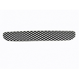 Street Scene Bumper Grille Insert Mesh Brushed Silver Aluminum - 95077805