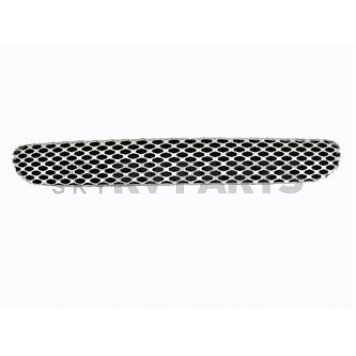 Street Scene Bumper Grille Insert Mesh Brushed Silver Aluminum - 95077805